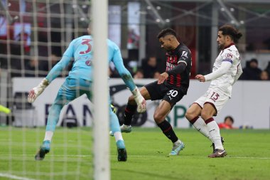 Junior Messias of AC Milan in action during Coppa Italia 2022/23 football match between AC Milan and Torino FC at San Siro Stadium, Milan, Italy on January 11, 2023 - Credit: Fabrizio Carabelli/LiveMedi