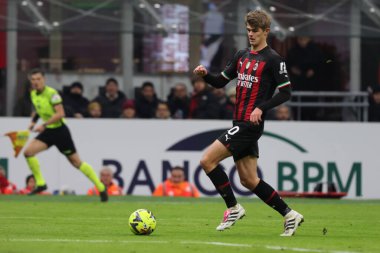 Charles De Ketelaere of AC Milan in action during Coppa Italia 2022/23 football match between AC Milan and Torino FC at San Siro Stadium, Milan, Italy on January 11, 2023 - Credit: Fabrizio Carabelli/LiveMedi