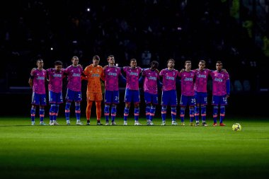 Juventus FC players observe a minute of silence in memory of Gianluca Vialli during Serie A 2022/23 match between Juventus FC and Udinese Calcio at Allianz Stadium on January 07, 2023 in Turin, Italy - Credit: Phs Agency/PHS/LiveMedi
