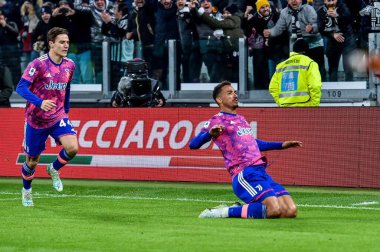 Danilo of Juventus FC celebrates after scoring a goal during Serie A 2022/23 match between Juventus FC and Udinese Calcio at Allianz Stadium on January 07, 2023 in Turin, Italy - Credit: Phs Agency/PHS/LiveMedi