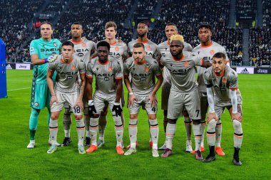 Udinese Calcio players line up during Serie A 2022/23 match between Juventus FC and Udinese Calcio at Allianz Stadium on January 07, 2023 in Turin, Italy - Credit: Phs Agency/PHS/LiveMedi
