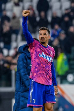 Danilo of Juventus FC celebrate the victory at the end of the match during Serie A 2022/23 match between Juventus FC and Udinese Calcio at Allianz Stadium on January 07, 2023 in Turin, Italy - Credit: Phs Agency/PHS/LiveMedi