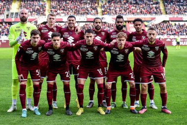 Torino FC team line up during Serie A 2022/23 match between Torino FC and Hellas Verona at Stadio Olimpico Grande Torino on January 04, 2023 in Turin, Italy - Credit: Phs Agency/PHS/LiveMedi