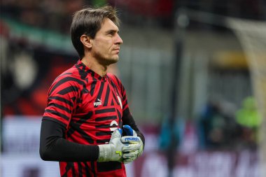 Ciprian Tatarusanu of AC Milan looks on during Coppa Italia 2022/23 football match between AC Milan and Torino FC at San Siro Stadium, Milan, Italy on January 11, 2023 - Credit: Fabrizio Carabelli/LiveMedi