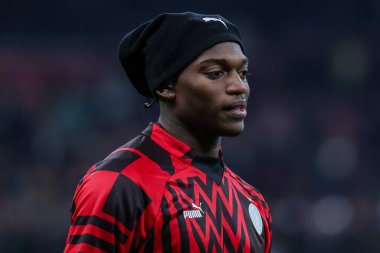 Rafael Leao of AC Milan looks on during Coppa Italia 2022/23 football match between AC Milan and Torino FC at San Siro Stadium, Milan, Italy on January 11, 2023 - Credit: Fabrizio Carabelli/LiveMedi
