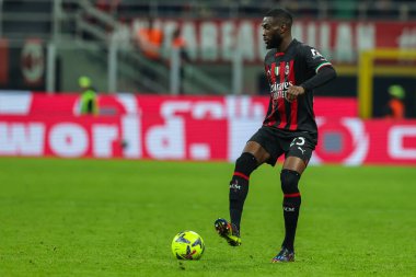 Fikayo Tomori of AC Milan in action during Coppa Italia 2022/23 football match between AC Milan and Torino FC at San Siro Stadium, Milan, Italy on January 11, 2023 - Credit: Fabrizio Carabelli/LiveMedi