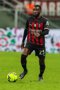 Fikayo Tomori of AC Milan in action during Coppa Italia 2022/23 football match between AC Milan and Torino FC at San Siro Stadium, Milan, Italy on January 11, 2023 - Credit: Fabrizio Carabelli/LiveMedi