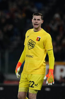 Josep Martinez Riera (Genoa CFC)  during the Coppa Italia Frecciarossa round of 16 match between AS Roma vs Genoa CFC at the Olimpic Stadium in Rome on 12 January 2023. - Credit: Fabrizio Corradetti/LiveMedi