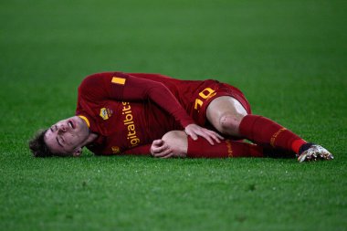Nicola Zalewski (AS Roma) during the Coppa Italia Frecciarossa round of 16 match between AS Roma vs Genoa CFC at the Olimpic Stadium in Rome on 12 January 2023. - Credit: Fabrizio Corradetti/LiveMedi