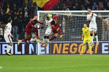 Massimo Coda of Genoa CFC during the Coppa Italia quarter-final between A.S. Roma vs Genoa C.F.C on January 12, 2023 at the Stadio Olimpico, Rome, Italy. - Credit: Domenico Cippitelli/LiveMedi