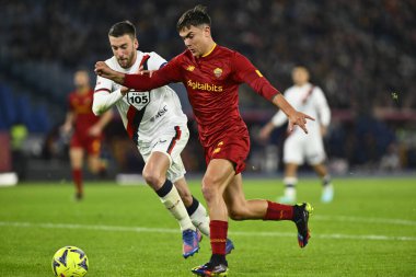 Paulo Dybala of A.S. Roma uring the Coppa Italia quarter-final between A.S. Roma vs Genoa C.F.C on January 12, 2023 at the Stadio Olimpico, Rome, Italy. - Credit: Domenico Cippitelli/LiveMedi