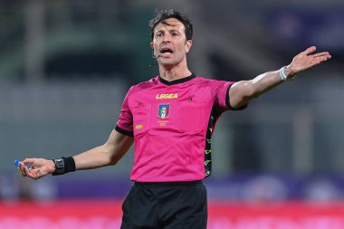 Daniele Paterna (referee) during Italian football Coppa Italia match ACF Fiorentina vs UC Sampdoria at the Artemio Franchi stadium in Florence, Italy, January 12, 2023 - Credit: Lisa Guglielm