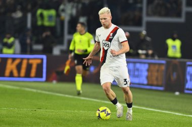 Lennart-Marten Quint Czyborra of Genoa CFC during the Coppa Italia eighth-final between A.S. Roma vs Genoa C.F.C on January 12, 2023 at the Stadio Olimpico, Rome, Italy. - Credit: Domenico Cippitelli/LiveMedi