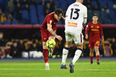 Nicolo' Zaniolo of A.S. Roma during the Coppa Italia eighth-final between A.S. Roma vs Genoa C.F.C on January 12, 2023 at the Stadio Olimpico, Rome, Italy. - Credit: Domenico Cippitelli/LiveMedi