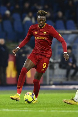 Tammy Abraham of A.S. Roma during the Coppa Italia eighth-final between A.S. Roma vs Genoa C.F.C on January 12, 2023 at the Stadio Olimpico, Rome, Italy. - Credit: Domenico Cippitelli/LiveMedi