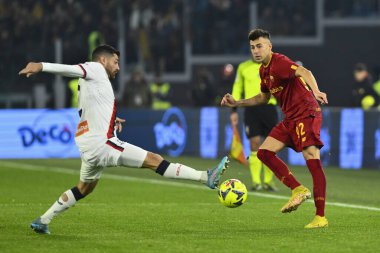 Stephan El Shaarawy of A.S. Roma during the Coppa Italia eighth-final between A.S. Roma vs Genoa C.F.C on January 12, 2023 at the Stadio Olimpico, Rome, Italy. - Credit: Domenico Cippitelli/LiveMedi