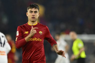 Paulo Dybala of A.S. Roma during the Coppa Italia eighth-final between A.S. Roma vs Genoa C.F.C on January 12, 2023 at the Stadio Olimpico, Rome, Italy. - Credit: Domenico Cippitelli/LiveMedi