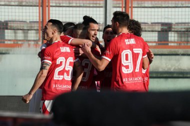 casasola tiago (n.24 perugia calcio) rejoices 2-0 during Italian soccer Serie B match AC Perugia vs Palermo FC at the Renato Curi stadium in Perugia, Italy, January 14, 2023 - Credit: Loris Cerquiglin
