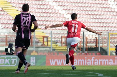 olivieri marco (n.11 perugia calcio) rejoices 3-1 during Italian soccer Serie B match AC Perugia vs Palermo FC at the Renato Curi stadium in Perugia, Italy, January 14, 2023 - Credit: Loris Cerquiglin