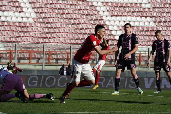 di serio giuseppe (n.20 perugia calcio) rejoicesl 1-0 during Italian soccer Serie B match AC Perugia vs Palermo FC at the Renato Curi stadium in Perugia, Italy, January 14, 2023 - Credit: Loris Cerquiglin