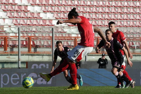 casasola tiago (n.24 perugia calcio) penalty goal 2-0 during Italian soccer Serie B match AC Perugia vs Palermo FC at the Renato Curi stadium in Perugia, Italy, January 14, 2023 - Credit: Loris Cerquiglin