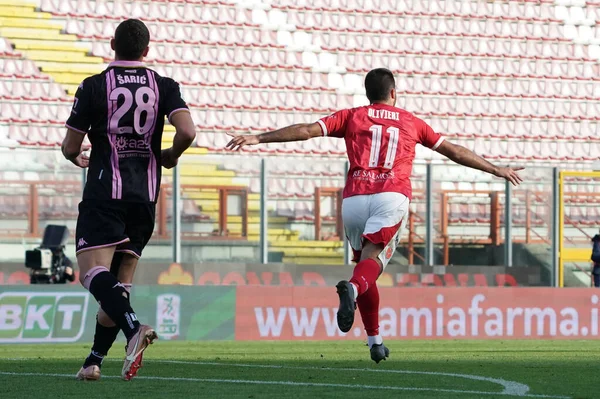 olivieri marco (n.11 perugia calcio) rejoices 3-1 during Italian soccer Serie B match AC Perugia vs Palermo FC at the Renato Curi stadium in Perugia, Italy, January 14, 2023 - Credit: Loris Cerquiglin