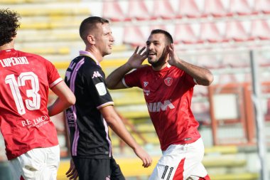 olivieri marco (n.11 perugia calcio) rejoices 3-1 during Italian soccer Serie B match AC Perugia vs Palermo FC at the Renato Curi stadium in Perugia, Italy, January 14, 2023 - Credit: Loris Cerquiglin