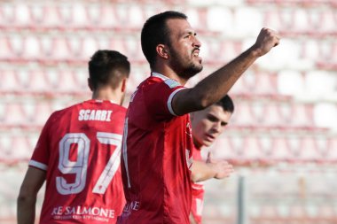 olivieri marco (n.11 perugia calcio) rejoices 3-1 during Italian soccer Serie B match AC Perugia vs Palermo FC at the Renato Curi stadium in Perugia, Italy, January 14, 2023 - Credit: Loris Cerquiglin