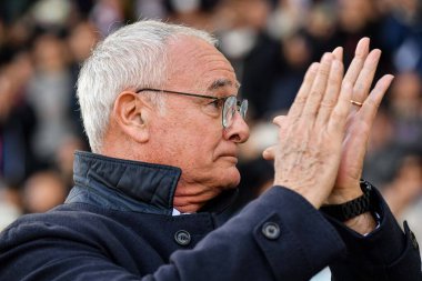 Claudio Ranieri Mister of Cagliari Calcio during Italian soccer Serie B match Cagliari Calcio vs Como 1907 at the Unipol Domus in Cagliari, Italy, January 14, 2023 - Credit: Luigi Can