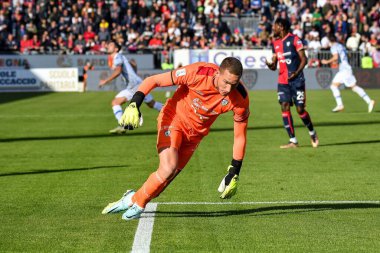 Boris Radunovic of Cagliari Calcio during Italian soccer Serie B match Cagliari Calcio vs Como 1907 at the Unipol Domus in Cagliari, Italy, January 14, 2023 - Credit: Luigi Can