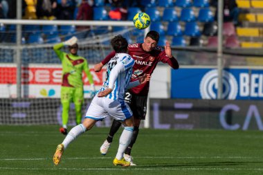 Camporese Michele Reggina head shot during Italian soccer Serie B match Reggina 1914 vs SPAL at the Oreste Granillo stadium in Reggio Calabria, Italy, January 14, 2023 - Credit: Valentina Giannetton