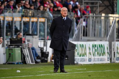 Claudio Ranieri Mister of Cagliari Calcio during Italian soccer Serie B match Cagliari Calcio vs Como 1907 at the Unipol Domus in Cagliari, Italy, January 14, 2023 - Credit: Luigi Can