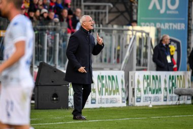 Claudio Ranieri Mister of Cagliari Calcio during Italian soccer Serie B match Cagliari Calcio vs Como 1907 at the Unipol Domus in Cagliari, Italy, January 14, 2023 - Credit: Luigi Can