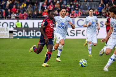 Zito Andre Sebastiao Luvumbo of Cagliari Calcio during Italian soccer Serie B match Cagliari Calcio vs Como 1907 at the Unipol Domus in Cagliari, Italy, January 14, 2023 - Credit: Luigi Can