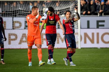 Gianluca Lapadula of Cagliari Calcio during Italian soccer Serie B match Cagliari Calcio vs Como 1907 at the Unipol Domus in Cagliari, Italy, January 14, 2023 - Credit: Luigi Can