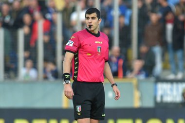 The referee Matteo Gualtieri during Italian soccer Serie B match AC Pisa vs AS Cittadella at the Arena Garibaldi in Pisa, Italy, January 14, 2023 - Credit: Gabriele Masott