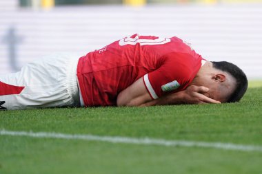 di serio giuseppe (n.20 perugia calcio) during Italian soccer Serie B match AC Perugia vs Palermo FC at the Renato Curi stadium in Perugia, Italy, January 14, 2023 - Credit: Loris Cerquiglin