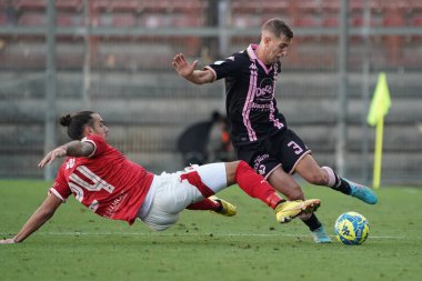 sala marco (n.3 palermo fc) casasola tiago (n.24 perugia calcio) during Italian soccer Serie B match AC Perugia vs Palermo FC at the Renato Curi stadium in Perugia, Italy, January 14, 2023 - Credit: Loris Cerquiglin