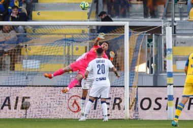 Riccardo Gagno (Modena) during Italian soccer Serie B match Frosinone Calcio vs Modena FC at the Benito Stirpe stadium in Frosinone, Italy, January 14, 2023 - Credit: Luca Dilibert