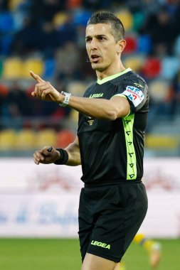 The referee Livio Marinelli during Italian soccer Serie B match Frosinone Calcio vs Modena FC at the Benito Stirpe stadium in Frosinone, Italy, January 14, 2023 - Credit: Luca Dilibert