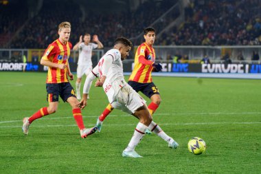 Junior Messias (AC Milan) during italian soccer Serie A match US Lecce vs AC Milan at the Via Del Mare stadium in Lecce, Italy, January 14, 2023 - Credit: Emmanuele Mastrodonat