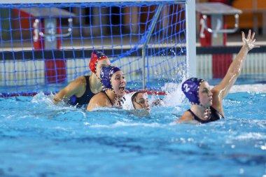 Veronica Gant (Ekipe Orizzonte) during Waterpolo Italian Serie A1 Women match SIS Roma vs Ekipe Orizzonte at the Babel swimming pool in Rome, Italy, January 14, 2023 - Credit: Luigi Marian