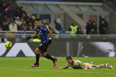 Lautaro Martinez of FC Internazionale in action during Serie A 2022/23 football match between FC Internazionale and Hellas Verona FC at Giuseppe Meazza Stadium, Milan, Italy on January 14, 2023 - Credit: Fabrizio Carabelli/LiveMedi