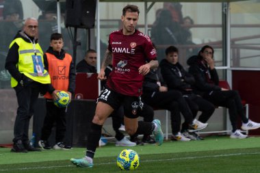 Ricci Federico Reggina carries the ball during Italian soccer Serie B match Reggina 1914 vs SPAL at the Oreste Granillo stadium in Reggio Calabria, Italy, January 14, 2023 - Credit: Valentina Giannetton