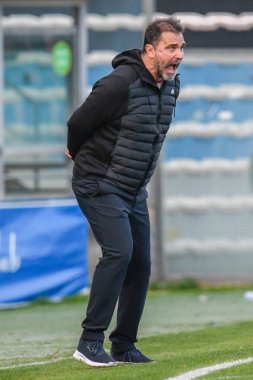 Pisa Head Coach Luca D'Angelo during Italian soccer Serie B match AC Pisa vs AS Cittadella at the Arena Garibaldi in Pisa, Italy, January 14, 2023 - Credit: Fabio Fagiolin