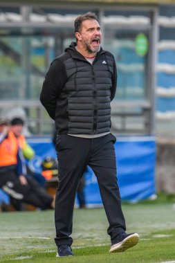 Pisa Head Coach Luca D'Angelo during Italian soccer Serie B match AC Pisa vs AS Cittadella at the Arena Garibaldi in Pisa, Italy, January 14, 2023 - Credit: Fabio Fagiolin