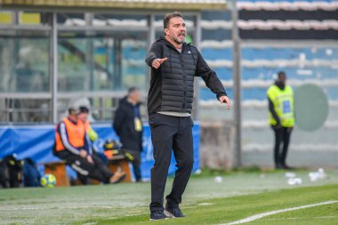 Pisa Head Coach Luca D'Angelo during Italian soccer Serie B match AC Pisa vs AS Cittadella at the Arena Garibaldi in Pisa, Italy, January 14, 2023 - Credit: Fabio Fagiolin
