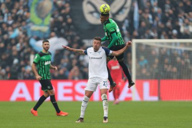 Ruan Tressoldi of US Sassuolo Calcio in action during the Serie A match between US Sassuolo Calcio and SS Lazio at Mapei Stadium - Citta del Tricolore on January 15, 2023 in Reggio Emilia, Italy. - Credit: Luca Amedeo Bizzarri/LiveMedi