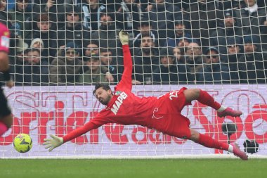 Gianluca Pegolo of US Sassuolo Calcio in action during the Serie A match between US Sassuolo Calcio and SS Lazio at Mapei Stadium - Citta del Tricolore on January 15, 2023 in Reggio Emilia, Italy. - Credit: Luca Amedeo Bizzarri/LiveMedi