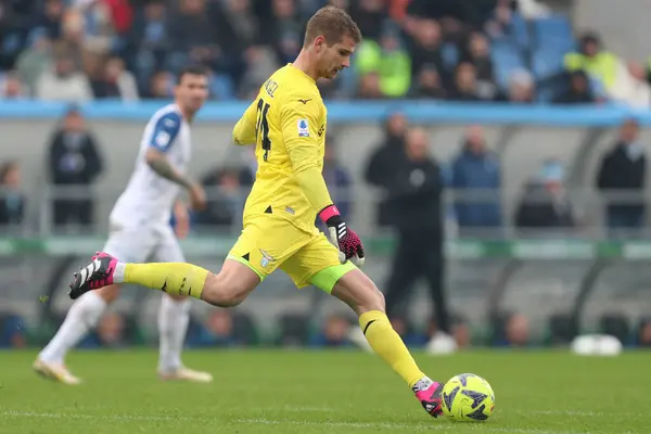 Ivan Provedel of SS Lazio in action during the Serie A match between US Sassuolo Calcio and SS Lazio at Mapei Stadium - Citta del Tricolore on January 15, 2023 in Reggio Emilia, Italy. - Credit: Luca Amedeo Bizzarri/LiveMedi